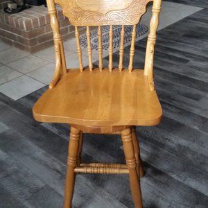 Oak Barstool